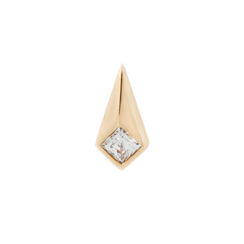Chelsea Threadless End with CZ