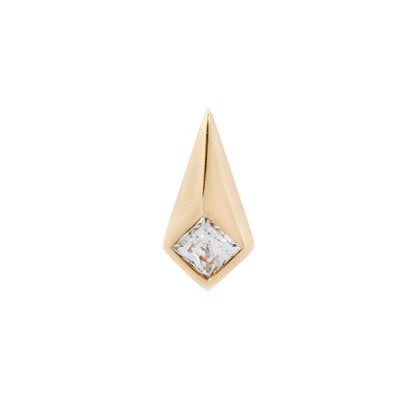 Chelsea Threadless End with CZ