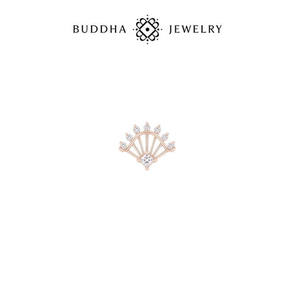 Riviera Threadless End with CZ