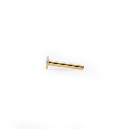 Gold Threadless Post