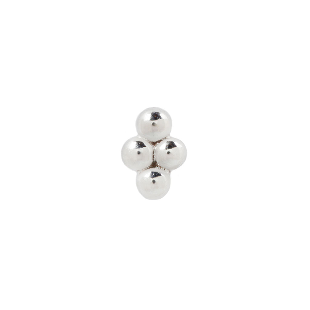 4 Bead Cluster Threadless End