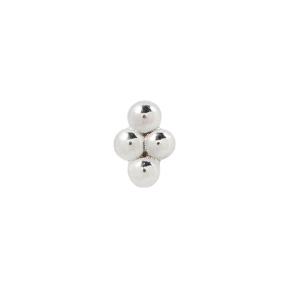 4 Bead Cluster Threadless End