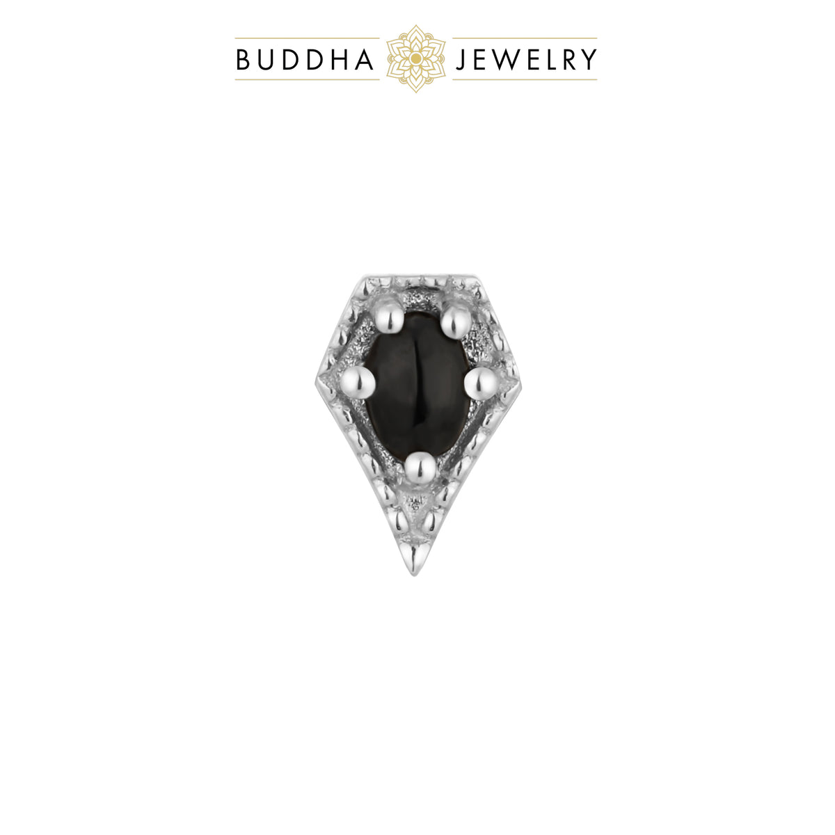 Cadence Threadless End with Black Spinel