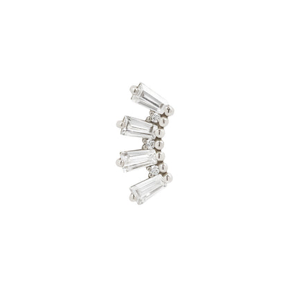Crown Jewels Threadless End with CZ