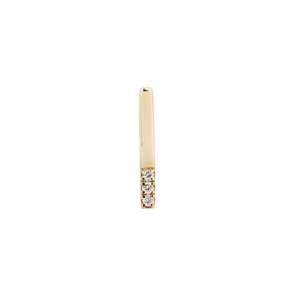 Love Line Threadless End with CZ