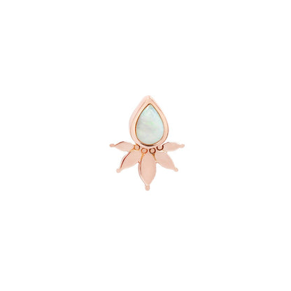 Lavish Threadless End with Opal