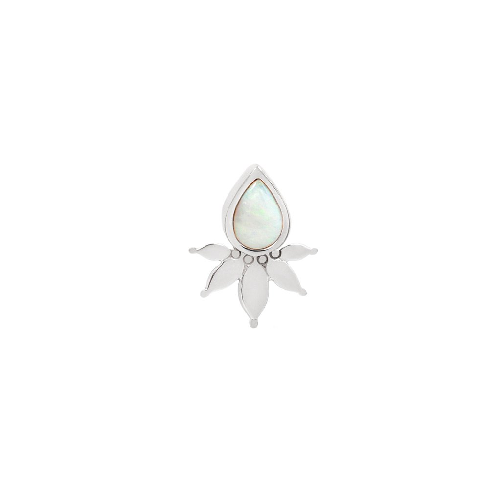 Lavish Threadless End with Opal