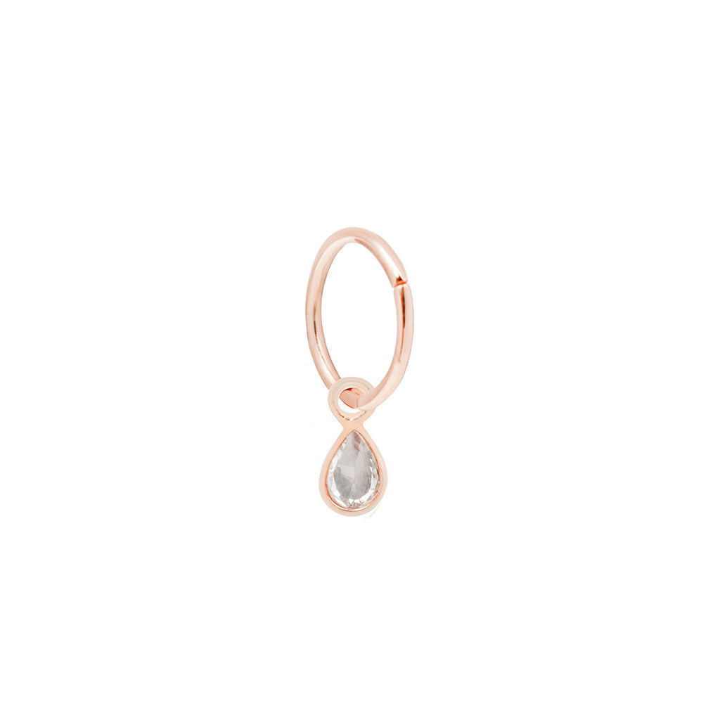 Concorde Charm with White Topaz