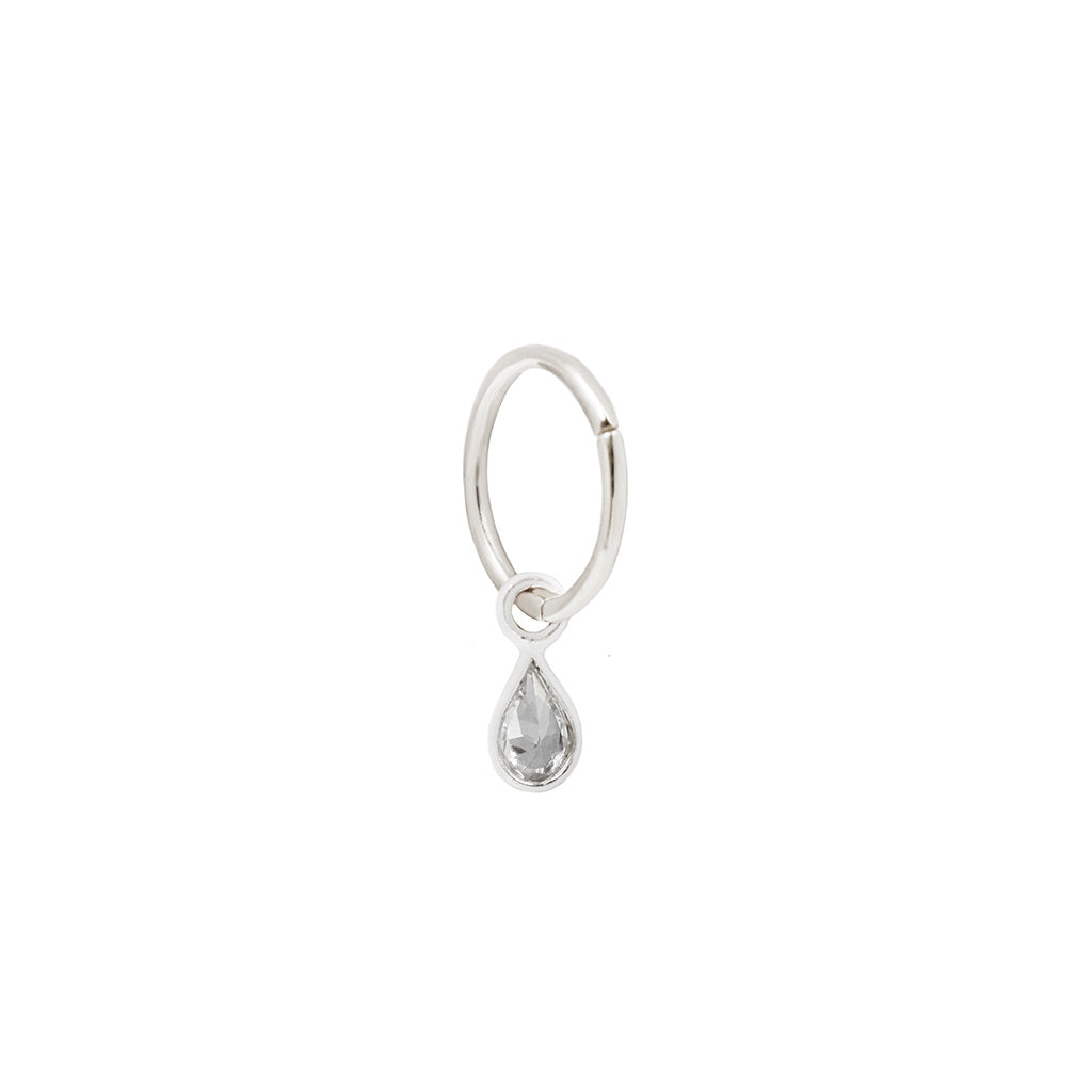 Concorde Charm with White Topaz