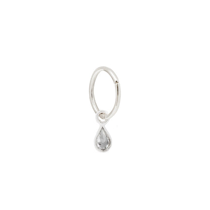 Concorde Charm with White Topaz
