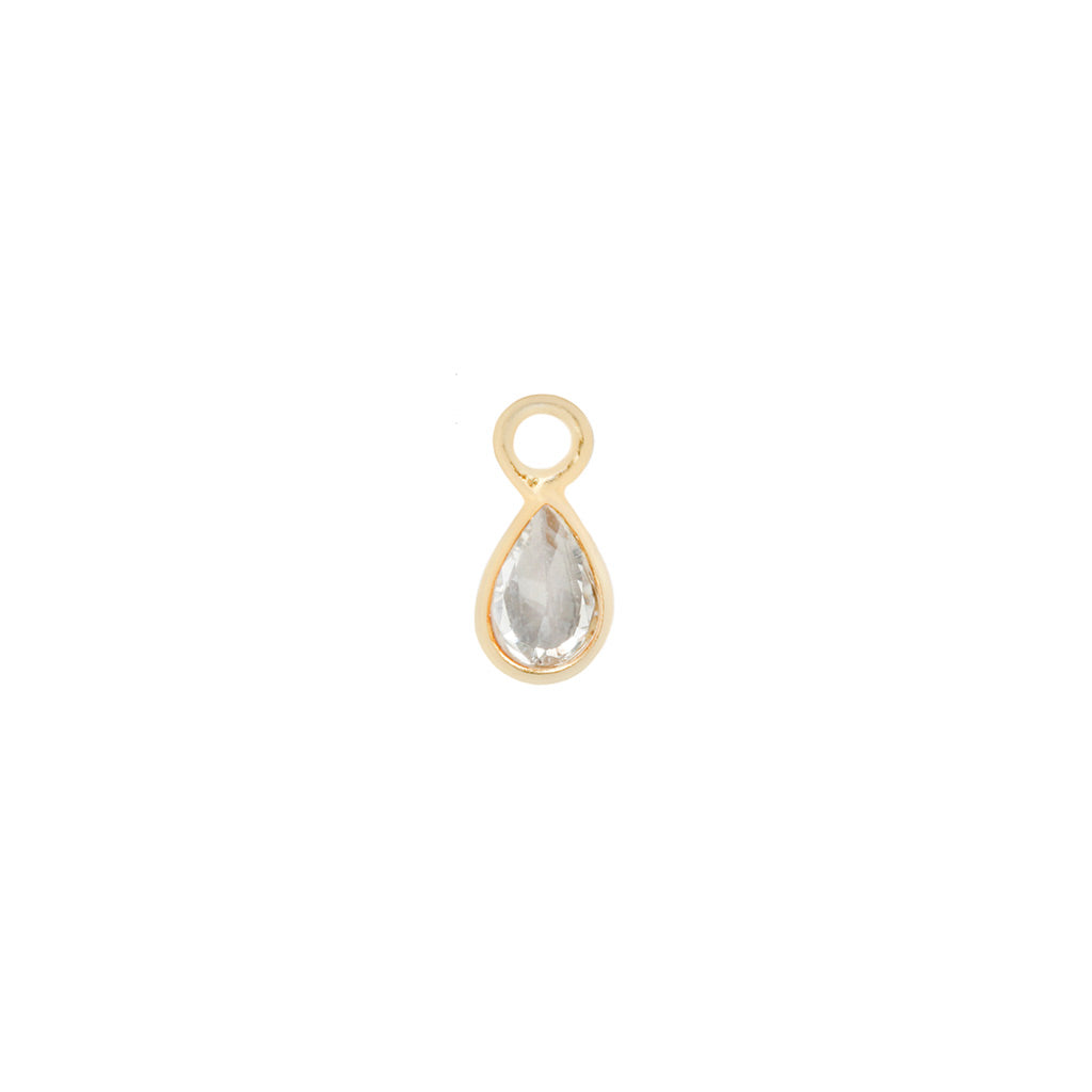Concorde Charm with White Topaz