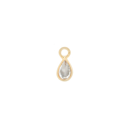 Concorde Charm with White Topaz