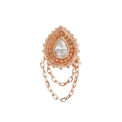 Deity Threadless End with CZ