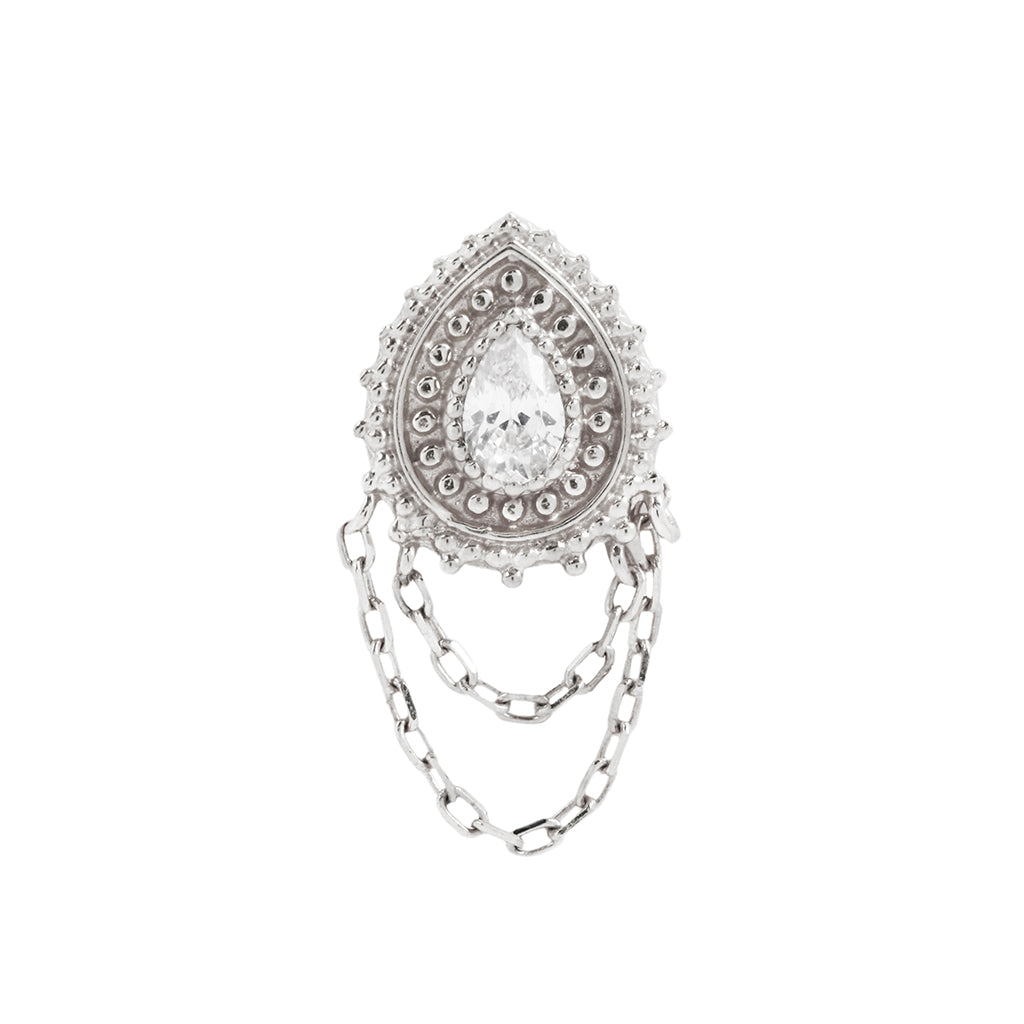 Deity Threadless End with CZ