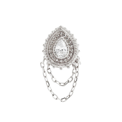 Deity Threadless End with CZ
