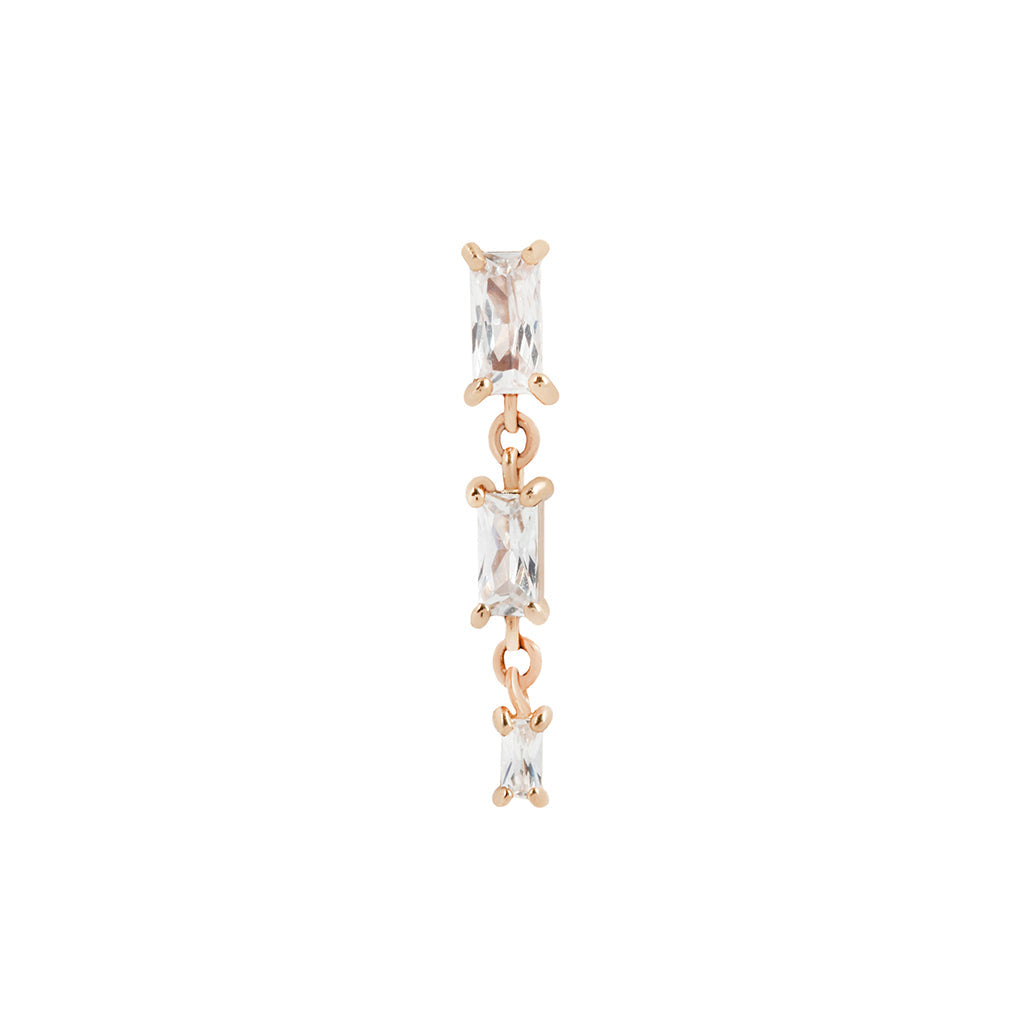 Harlow Threadless End with CZ