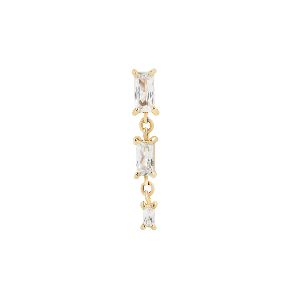 Harlow Threadless End with CZ