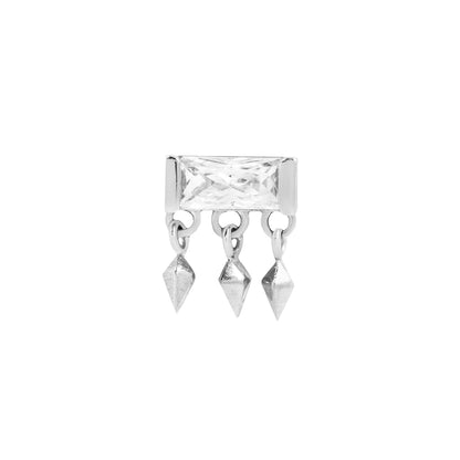 Aspen Threadless End with CZ