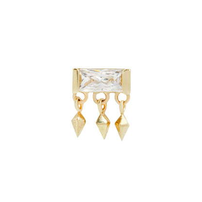 Aspen Threadless End with CZ