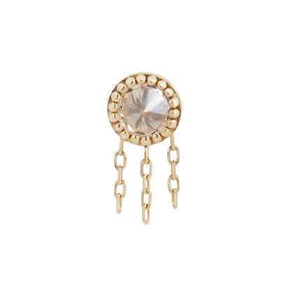 Rebel Rebel Threadless End with Reverse Set CZ