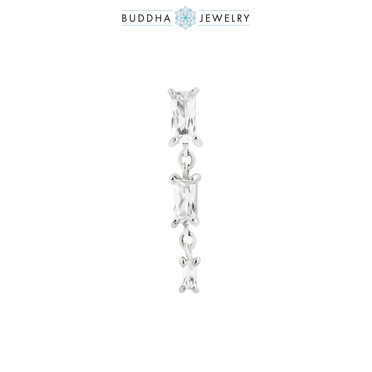 Harlow Threadless End with CZ