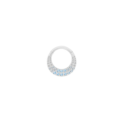Metamorphosis Clicker with Blue Topaz Ombre