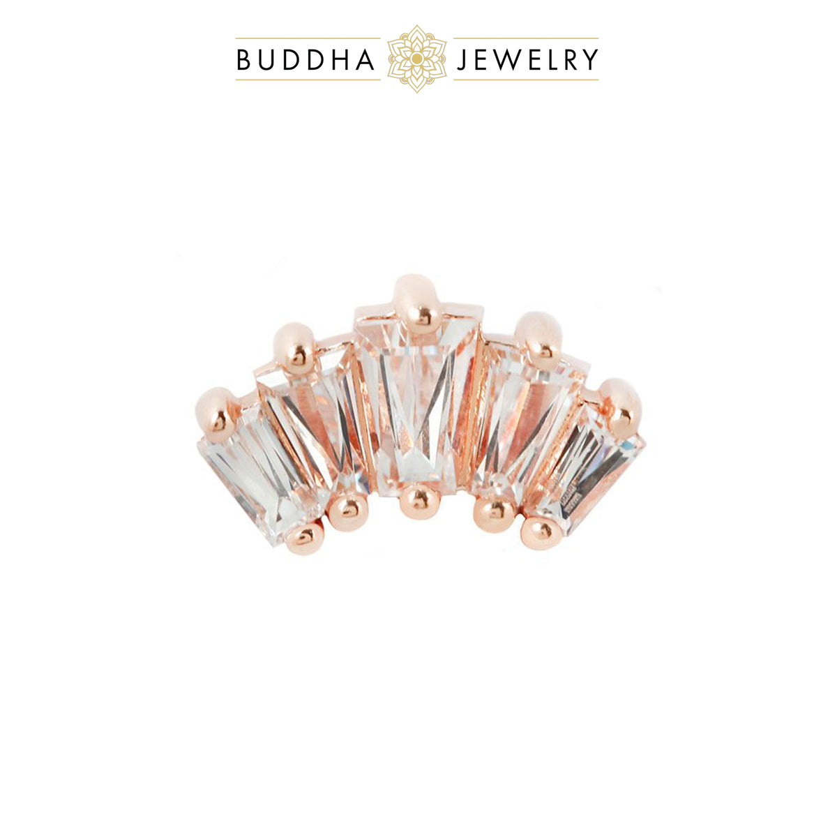 Gemma Cinq Threadless End with CZ