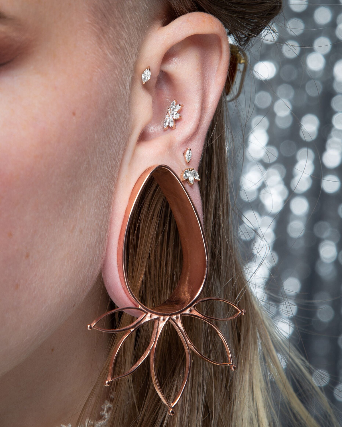 Zuri Threadless End with CZ