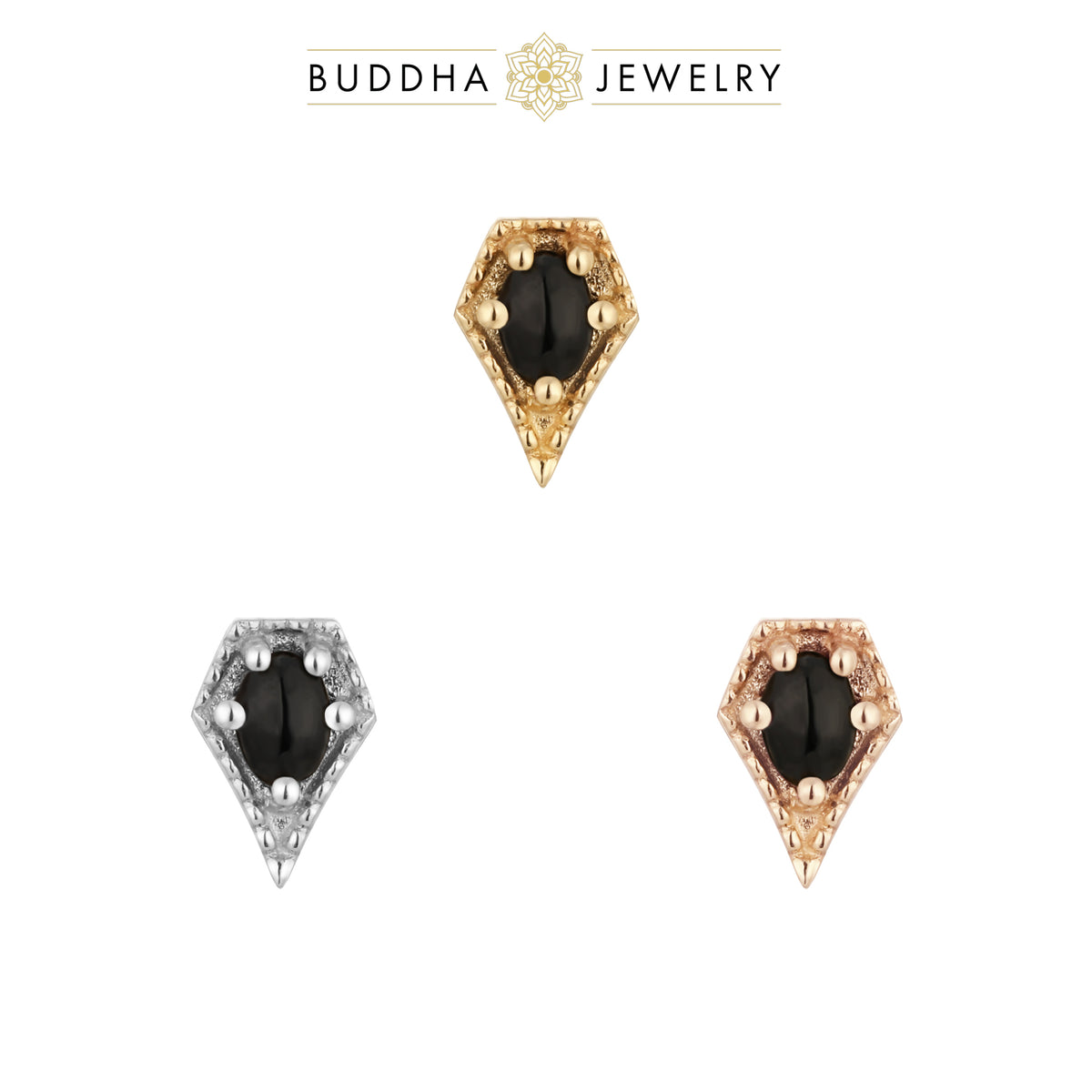 Cadence Threadless End with Black Spinel