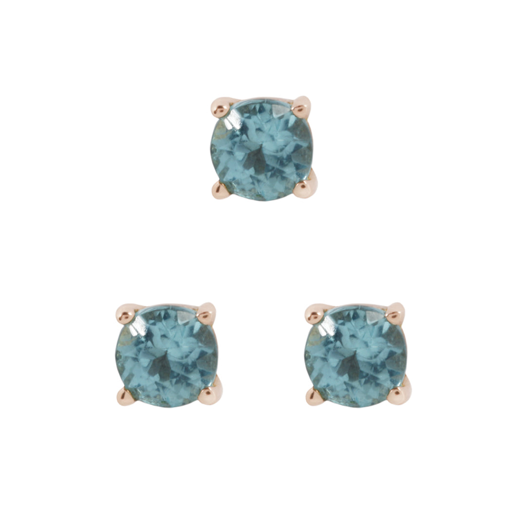 Prong Gem Threadless End with Apatite