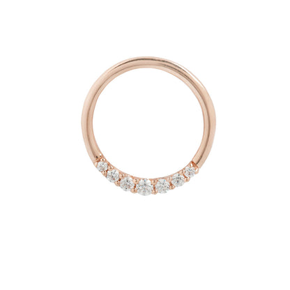 Audrey Seam Ring with CZ
