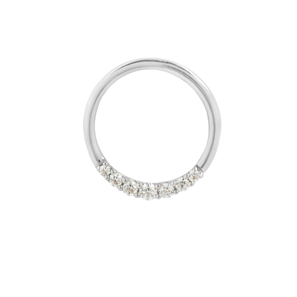 Audrey Seam Ring with CZ
