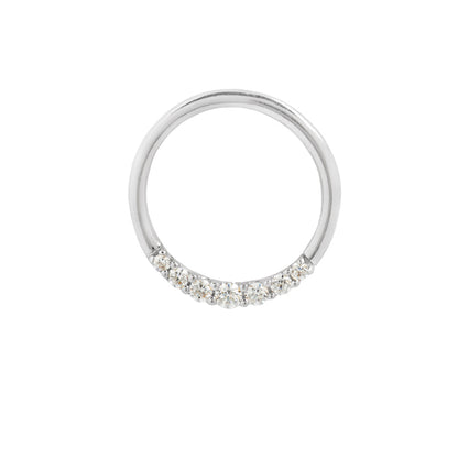 Audrey Seam Ring with CZ