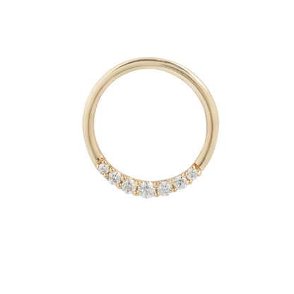 Audrey Seam Ring with CZ