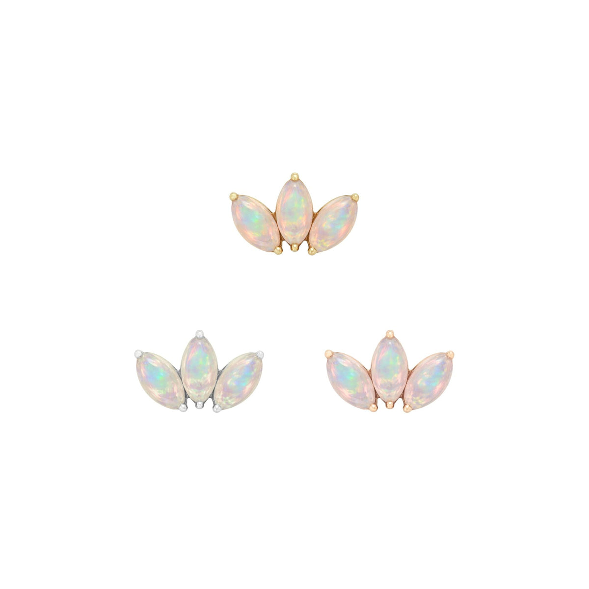 Moet Mini Threadless End with Opal