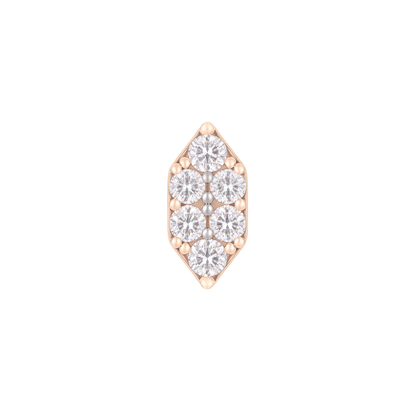 Ba$h Threadless End with Diamond