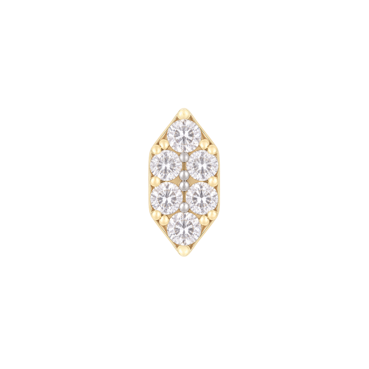 Ba$h Threadless End with Diamond