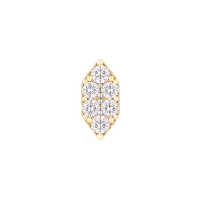Ba$h Threadless End with Diamond