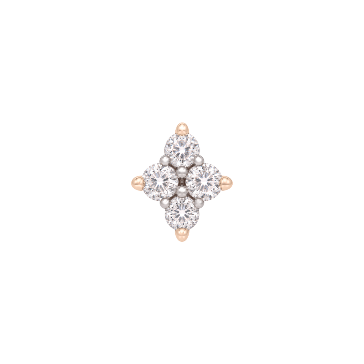 Belle Threadless End with Diamond