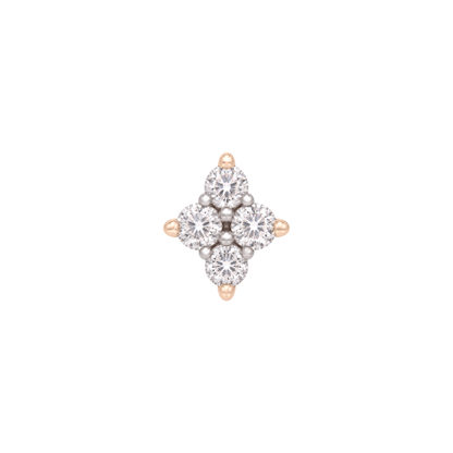 Belle Threadless End with Diamond