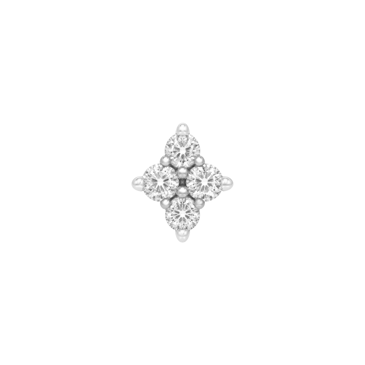Belle Threadless End with Diamond