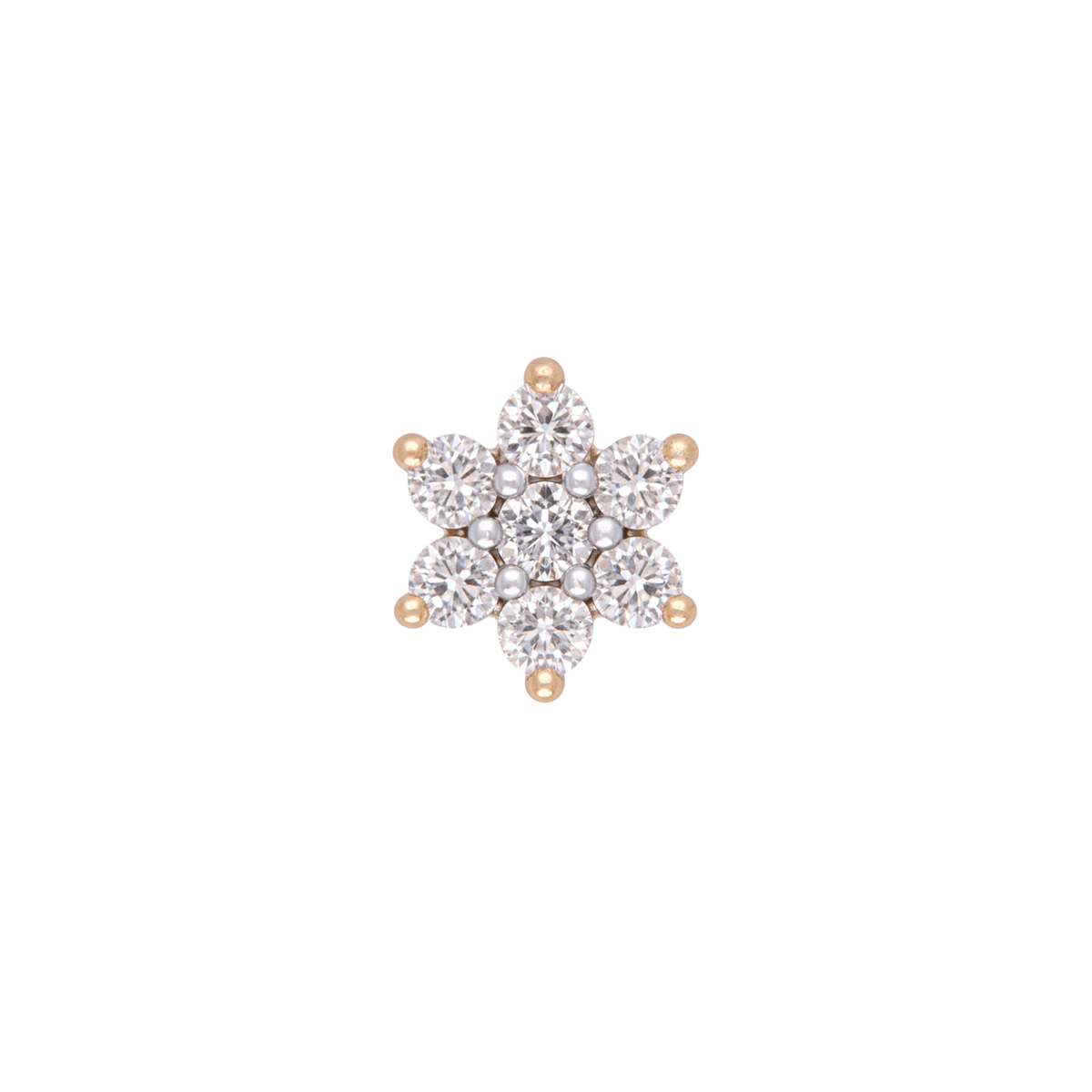 Bloom Threadless End with Diamond
