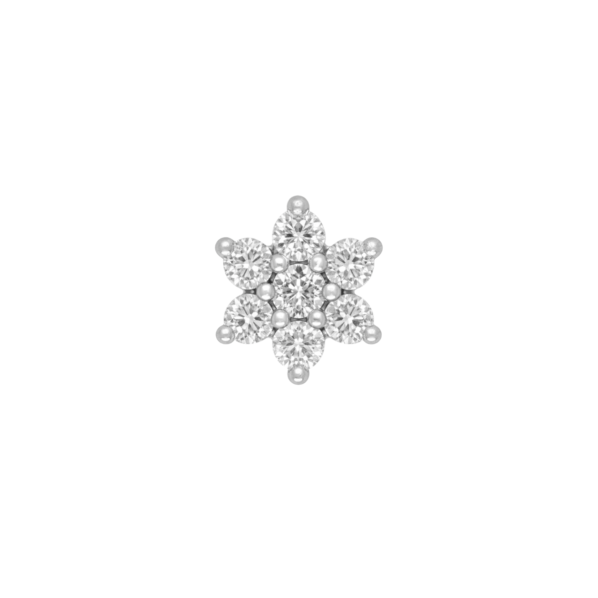 Bloom Threadless End with Diamond