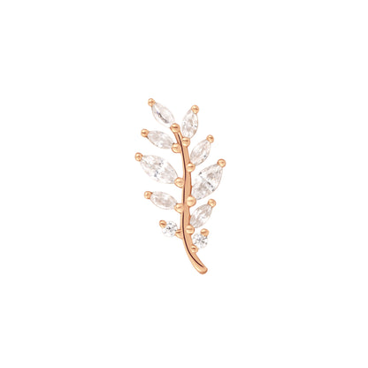 Botaniste Threadless End with CZ