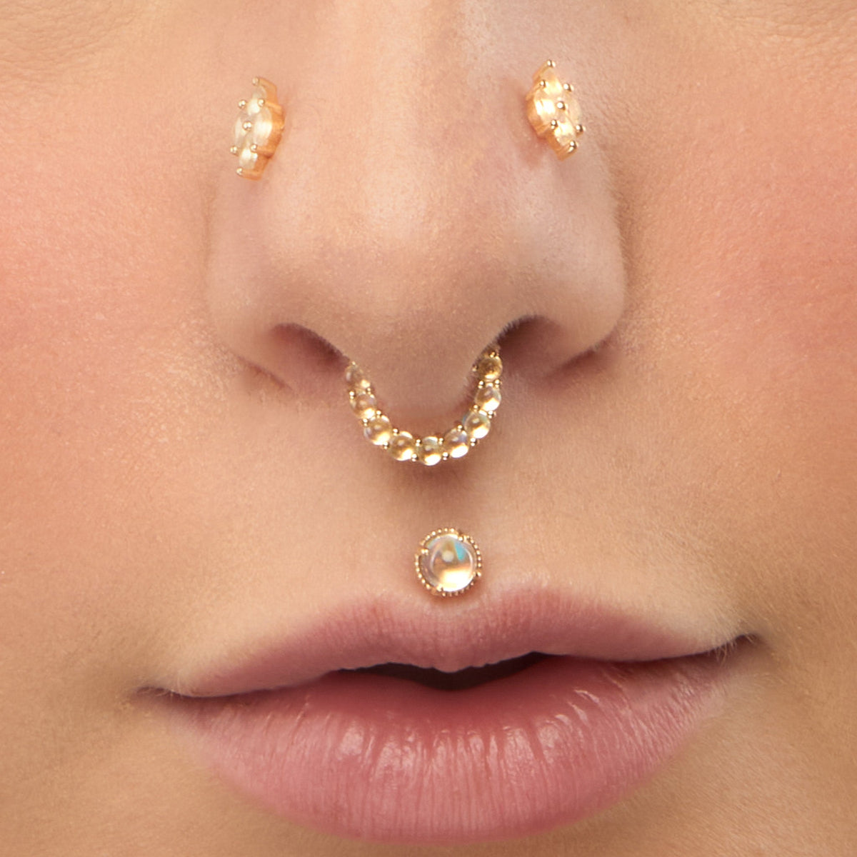Revel Clicker with Rainbow Moonstone