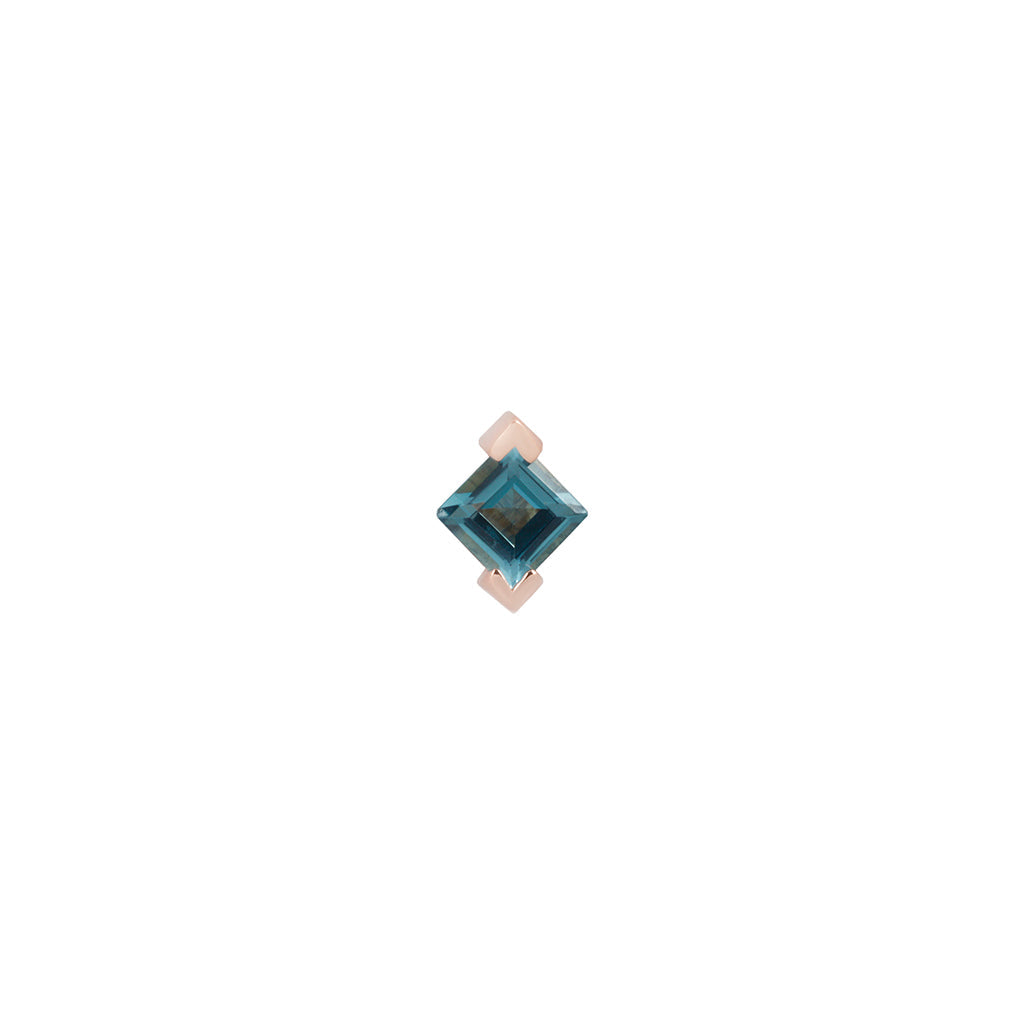 Celestial Threadless End with London Blue Topaz