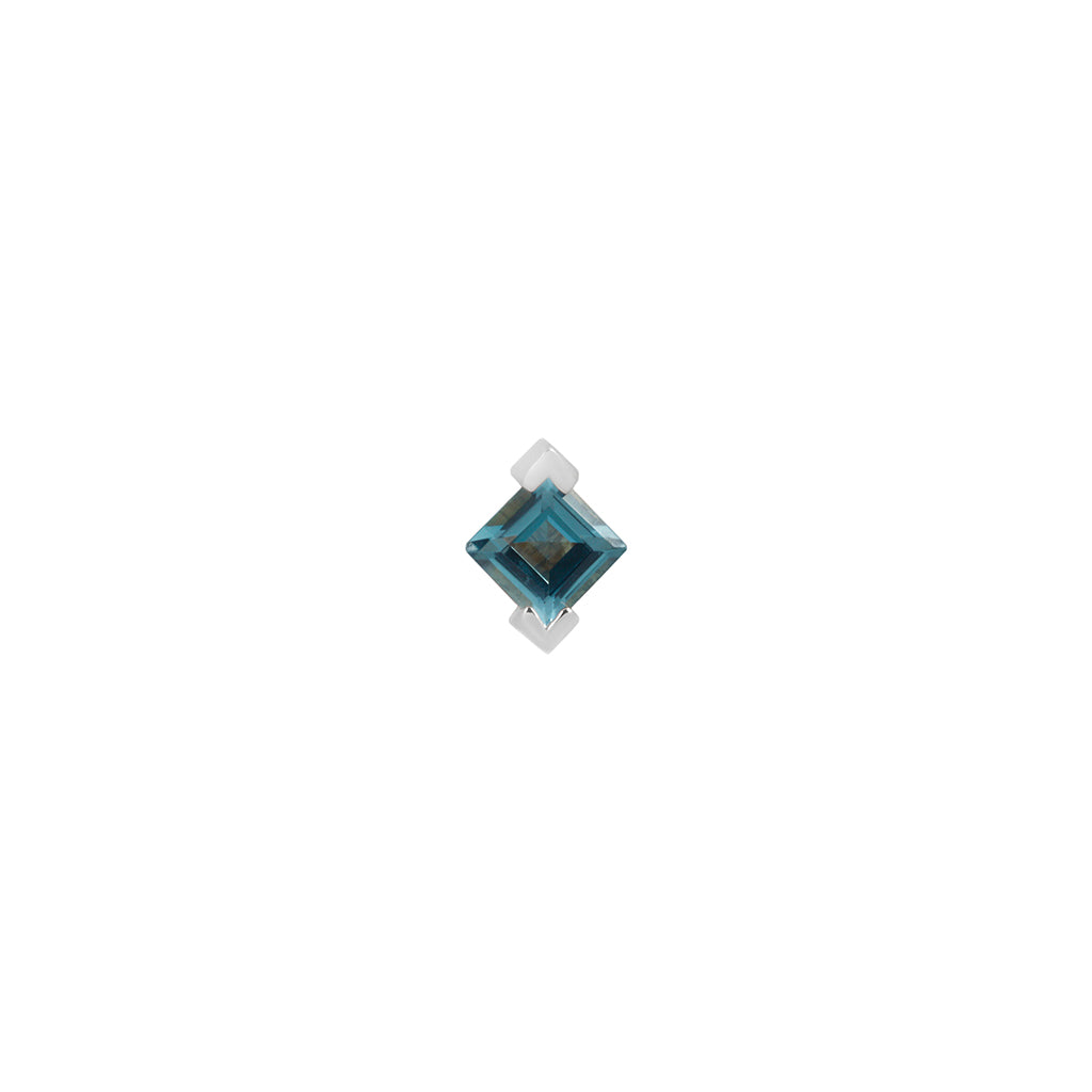 Celestial Threadless End with London Blue Topaz