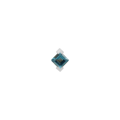 Celestial Threadless End with London Blue Topaz