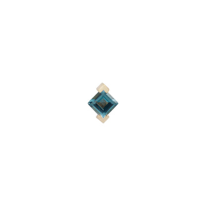 Celestial Threadless End with London Blue Topaz