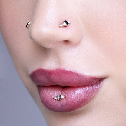 Dystrikt Threadless End with Black Spinel